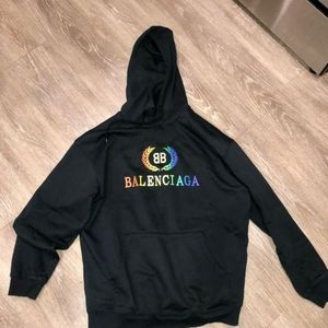 Balenciaga rainbow hoodie